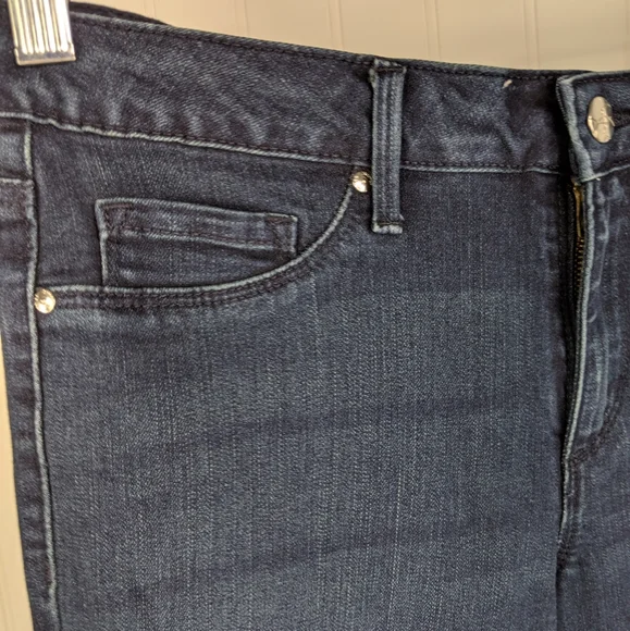 JESSICA SIMPSON Skinny Crop Ankle Zip Jeans Sz 30 - Picture 8 of 11
